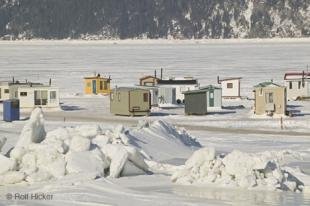 photo of ice fishing equipment