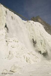 photo of Frozen Waterfall Picture Montmorency Falls