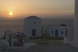 photo of Santorini Island Sunset