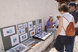 photo of Street Artist Souvenir Fira Santorini