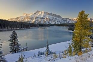 photo of Scenic Winter Landscape Photo Banff Park