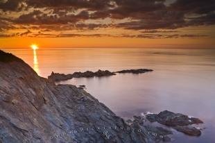 photo of Scenic Notre Dame Coastline Sunset Newfoundland Canada