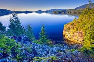 photo of Scenic Tofino Inlet Clayoquot Sound West Coast Vancouver Island
