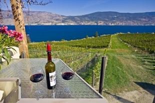 photo of Scenic Okanagan Lake Vineyard Bonitas Winery