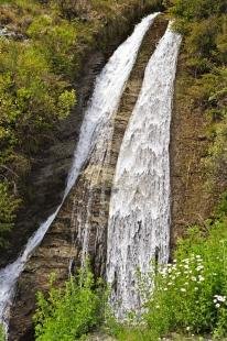 photo of Bridal Veil Falls Skippers Canyon Waterfall South Island New Zealand