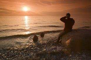 photo of Sunset Over Simcoe Lake