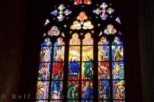 photo of Stained Glass Church Window