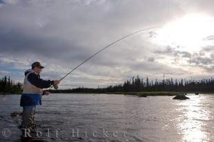 photo of Sunset Fly Fishing Salmon River Newfoundland