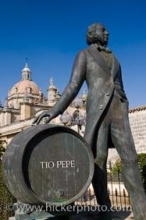 photo of Tio Pepe Creator Statue Sherry Bodega