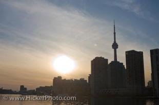 photo of Toronto City Skyline Lake Ontario Sunset
