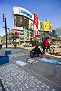 photo of Toronto Downtown Square Street Artwork