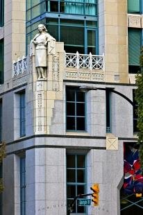 photo of Cathedral Tower Statue Vancouver