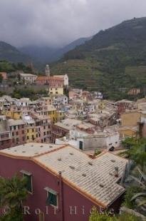 photo of Vernazza Village Buildings Castello Doria