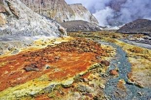 photo of White Island Volcano Landscape New Zealand