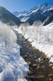 photo of Winter River Scenery Wildgerlostal Valley Austria