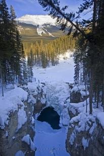 photo of Snow Covered Rocky Mountains Winter Scenery