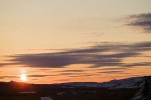 photo of Yukon River Winter Scenery