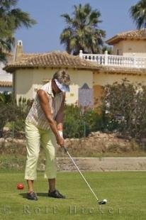 photo of Woman Golfing Oliva Nova Golf Course Spain