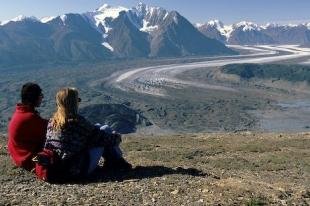 photo of Yukon Hikers Kaskawulsh Glacier