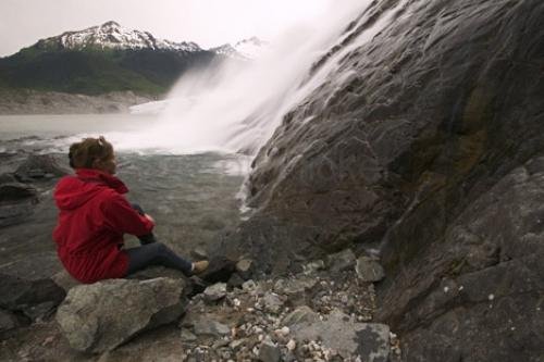 Photo: 
Alaska waterfall