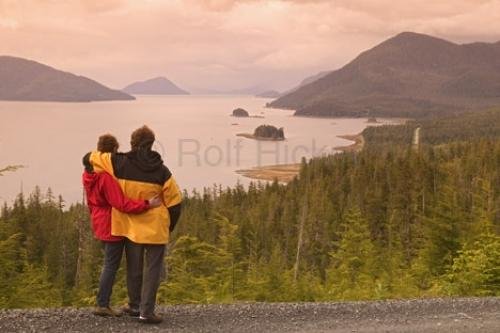 Photo: 
Tourists Overlooking Wrangell Alaska