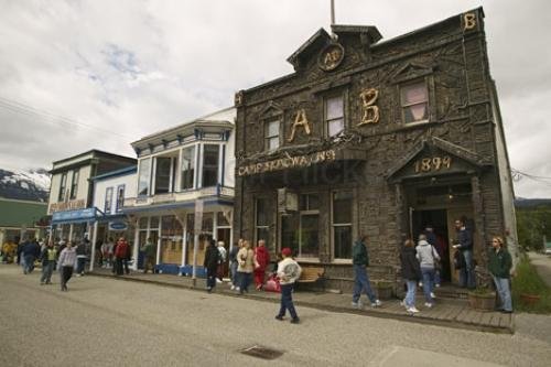 Photo: 
Buildings Downtown Skagway Alaska