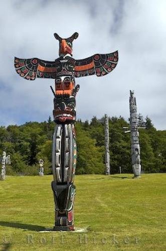 Photo: 
Native Culture Alert Bay Totem Poles