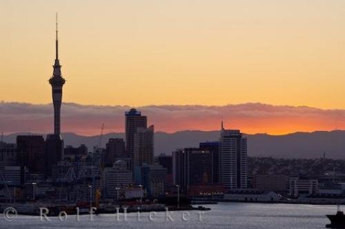 Photo: 
Auckland City Sunset Picture