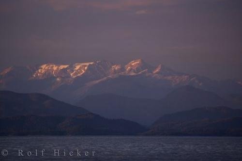 Photo: 
BC Coast Mountains Sunset