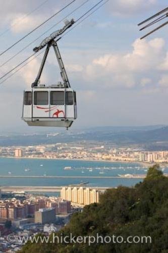 Photo: 
Cable Car View Rock Of Gibraltar United Kingdom