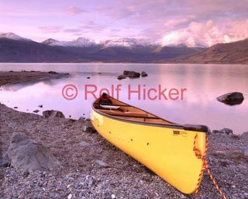 Photo: 
Kluane Lake With Canoe
