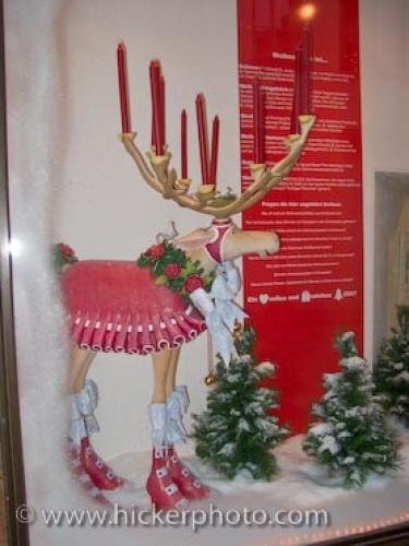 Photo: 
Christmas Decorations Shop Window Bavaria Germany