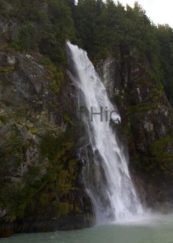 Photo: 
Knight Inlet waterfall