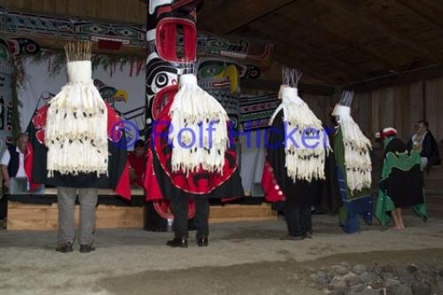 Photo: 
Traditional Costumes Dancing Long House