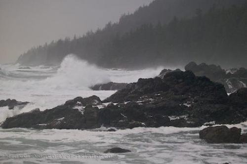 Photo: 
Waves Crashing West Coast Vancouver Island