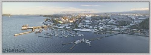 Photo: 
Port McNeill Winter Panorama Aerial Photo
