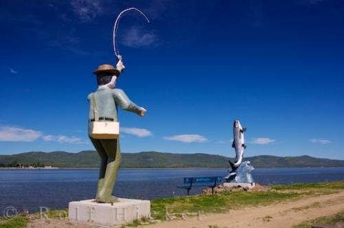 Photo: 
Fisherman Statues Campbellton New Brunswick