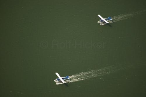 Photo: 
Floatplanes Taking Off Alaska