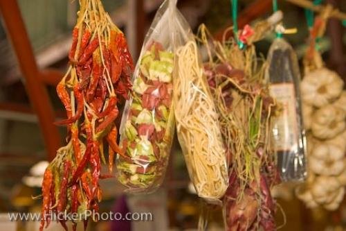 Photo: 
Garlic And Chili Peppers Florence Markets