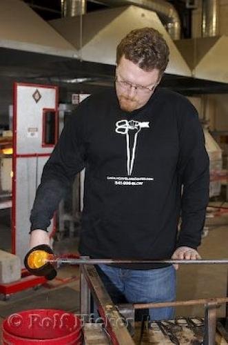 Photo: 
glass blowing demonstration