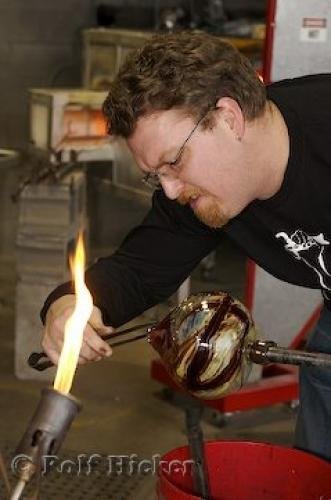 Photo: 
Glassblowing Artist