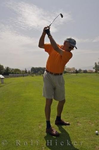 Photo: 
Senior Golfing Stance