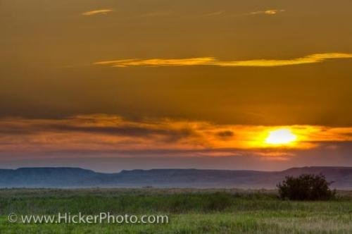 Photo: 
Grasslands National Park Sunset Frenchman River Valley Saskatchewan
