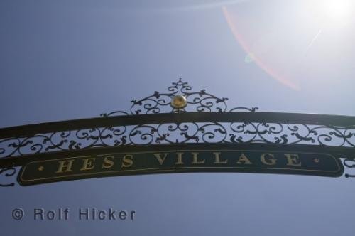 Photo: 
hess village sign