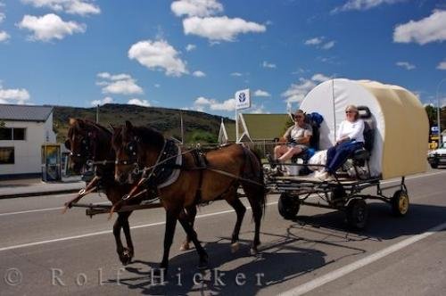 Photo: 
Horse Drawn Wagons Roxburgh