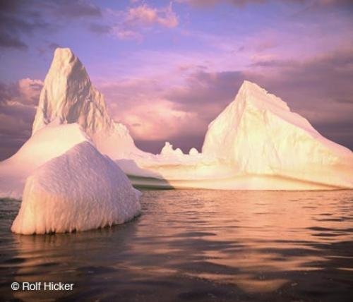 Photo: 
Sunset Light Iceberg Pictures