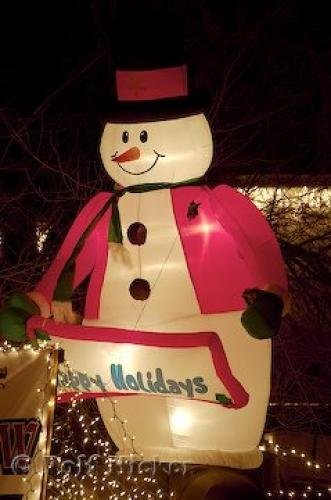 Photo: 
Inflatable Snowman