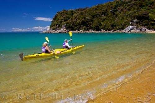 Photo: 
Kayaking Abel Tasman National Park New Zealand