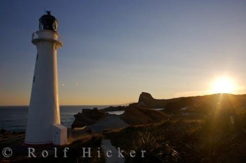 Photo: 
Lighthouse Beach Coastal Sunset Castlepoint