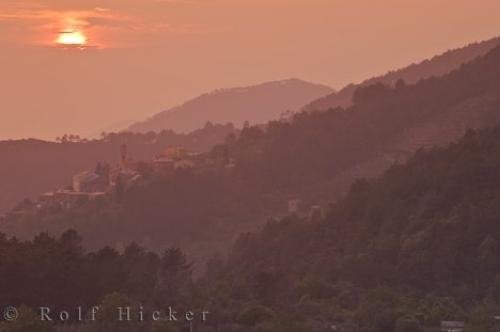 Photo: 
Mediterranean Sea Sunset Cinque Terre Italy